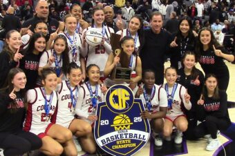 Carondelet demonstrates depth, defensive prowess against Sage Hill to secure Division 1 girls basketball state crown with 51-48 win