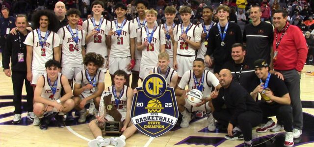 Carmichael Jesuit captures first Division 2 boys basketball state championship, with Alijah Arenas and Chatsworth falling in final for second year in a row