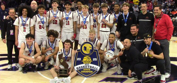 Carmichael Jesuit captures first Division 2 boys basketball state championship, with Alijah Arenas and Chatsworth falling in final for second year in a row