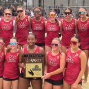 Long Beach Wilson holds off Moore League rival Long Beach Millikan to earn 3-2 victory in CIF-Southern Section Division 2 beach volleyball final