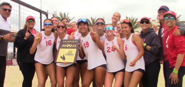 Redondo Union good to the last shot against Bay League rival Mira Costa, winning first CIF-Southern Section Division 1 beach volleyball championship
