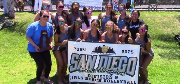 Chula Vista Eastlake earns first CIF-San Diego Section Division 2 beach volleyball title following Division 1 indoor crown in fall