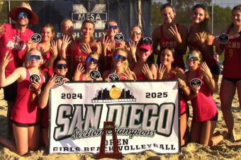 Four-peat a remarkable feat for Cathedral Catholic, which edges rival Torrey Pines 3-2 in CIF-San Diego Section Open Division beach volleyball final