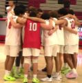Sophomores Jeremiah Potasi and Michael Galvin step up for Mater Dei boys volleyball team in victory in Division 2 regional playoff opener against scrappy St. Augustine