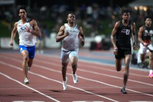 Concord De La Salle junior Jaden Jefferson sets California all-time mark in boys 100-meter dash with wind-legal 10.01 in state prelims