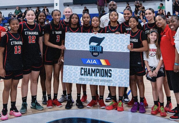Etiwanda girls basketball team earns another Section 7 title in Arizona with 71-60 victory against Lone Peak of Utah