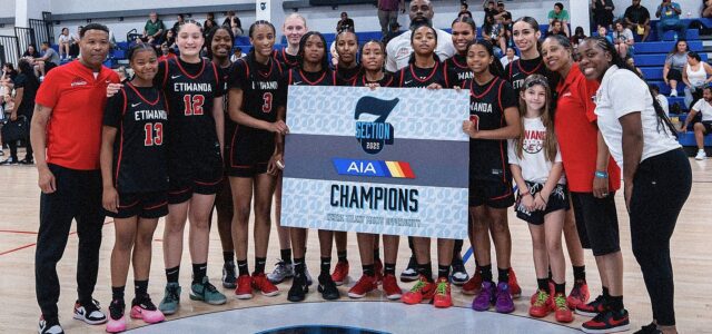 Etiwanda girls basketball team earns another Section 7 title in Arizona with 71-60 victory against Lone Peak of Utah