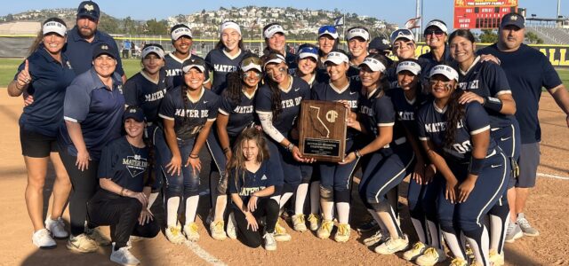 Mater Dei Catholic softball team produces late surge to pull away from El Modena, win Division 1 Southern California Regional title