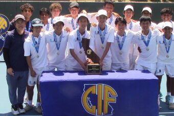 Rishvanth Krishna lifts University High of Irvine boys tennis team to back-to-back state titles following 4-3 victory against Menlo School
