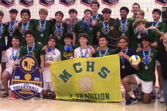 Masterful performance by top-ranked Mira Costa boys volleyball team in sweep of Archbishop Mitty in inaugural Division 1 state final