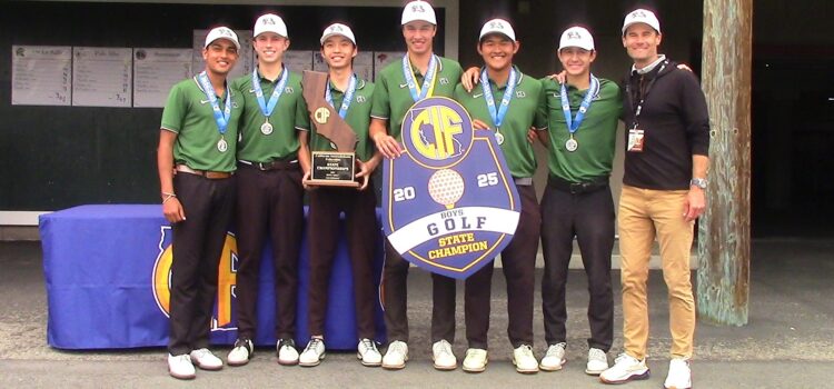 Stevenson boys golf team shines at Poppy Hills to secure first title since 2013, St. Francis freshman Jaden Soong sets scoring record with 62 at CIF State Championships