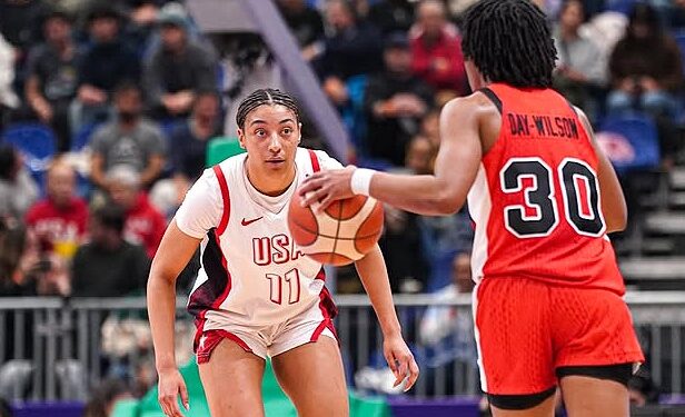 USC’s Kennedy Smith and UCLA’s Gianna Kneepkens help U.S. national basketball team rally past Brazil to capture gold medal at FIBA Women’s AmeriCup