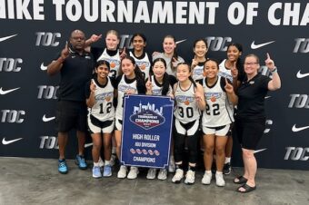 San Jose Cagers Blue, The Grind Team capture 16-under girls basketball titles at Nike Tournament of Champions West in Las Vegas